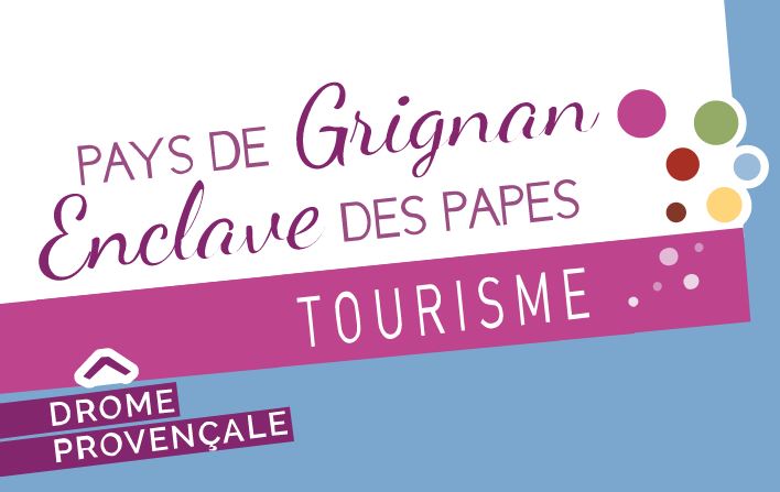 Logo Tourisme Drome Provençale Pays de Grignan Enclave des Papes